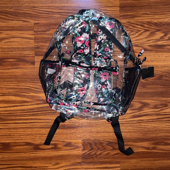 Nicole’s boutique Handbags - Last Chance! NWT Clear Stadium Backpack